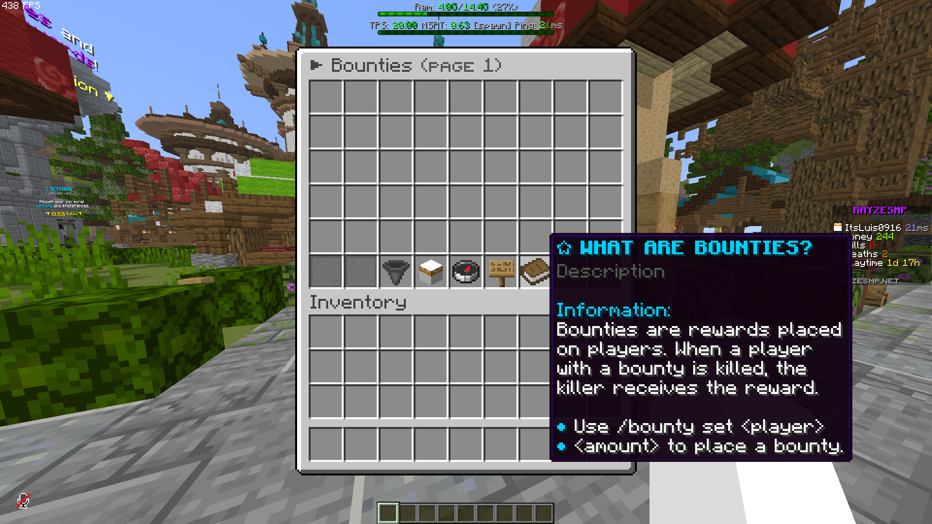 Bounty GUI text