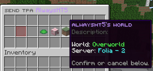 World tooltip