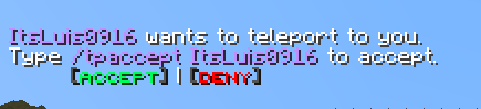 Accept Deny chat