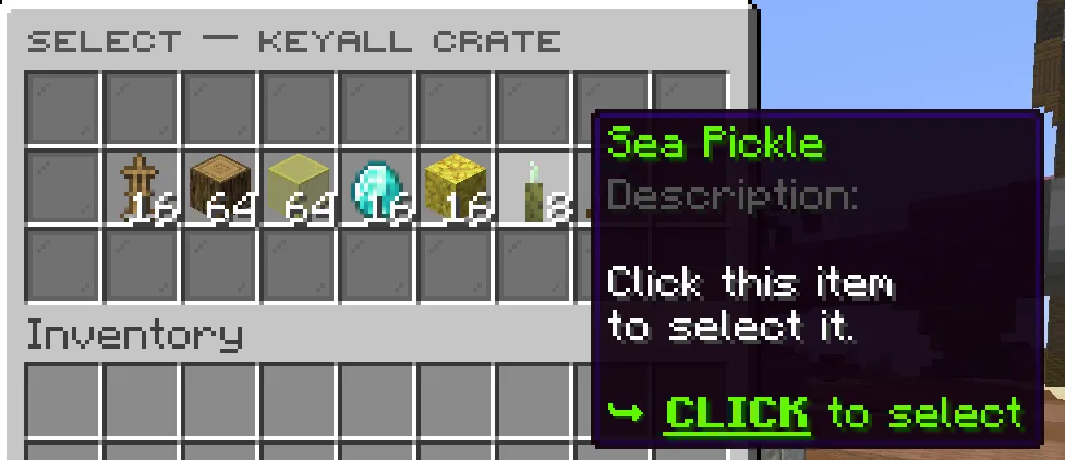 Selectable mode GUI