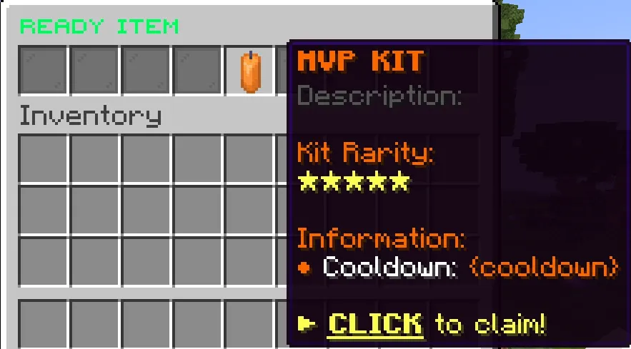 Ready item display