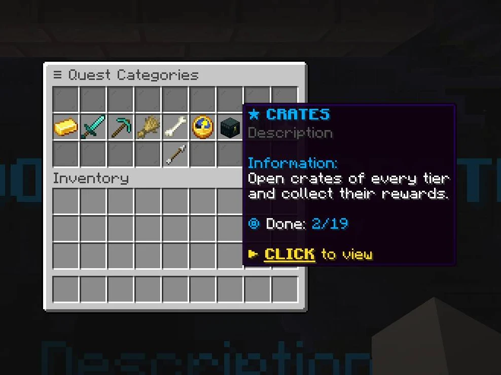 Quest categories