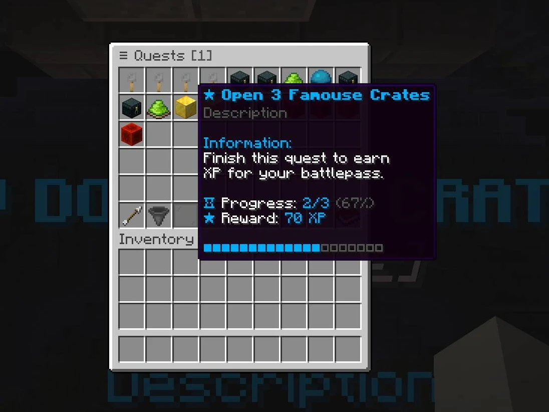 Quest progress