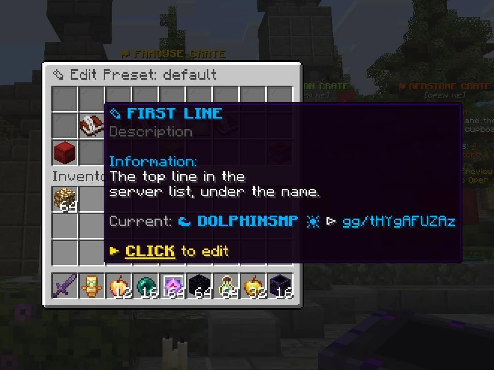Edit a line