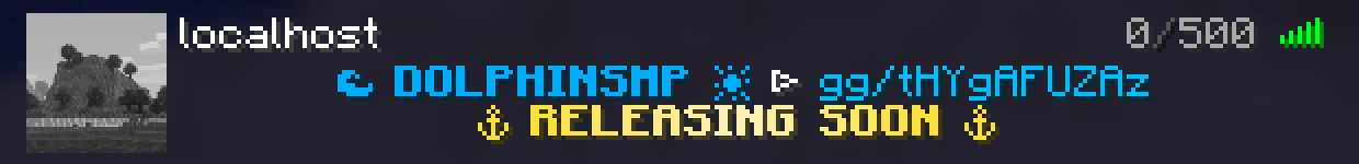 In the server list