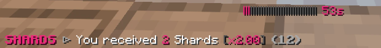 Shards in the AFK area
