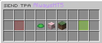 TPA send GUI
