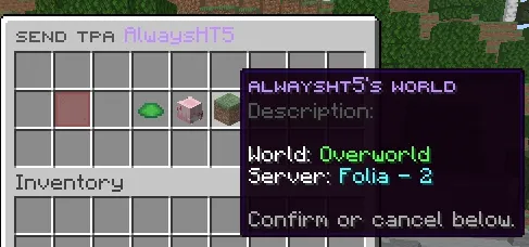 World tooltip